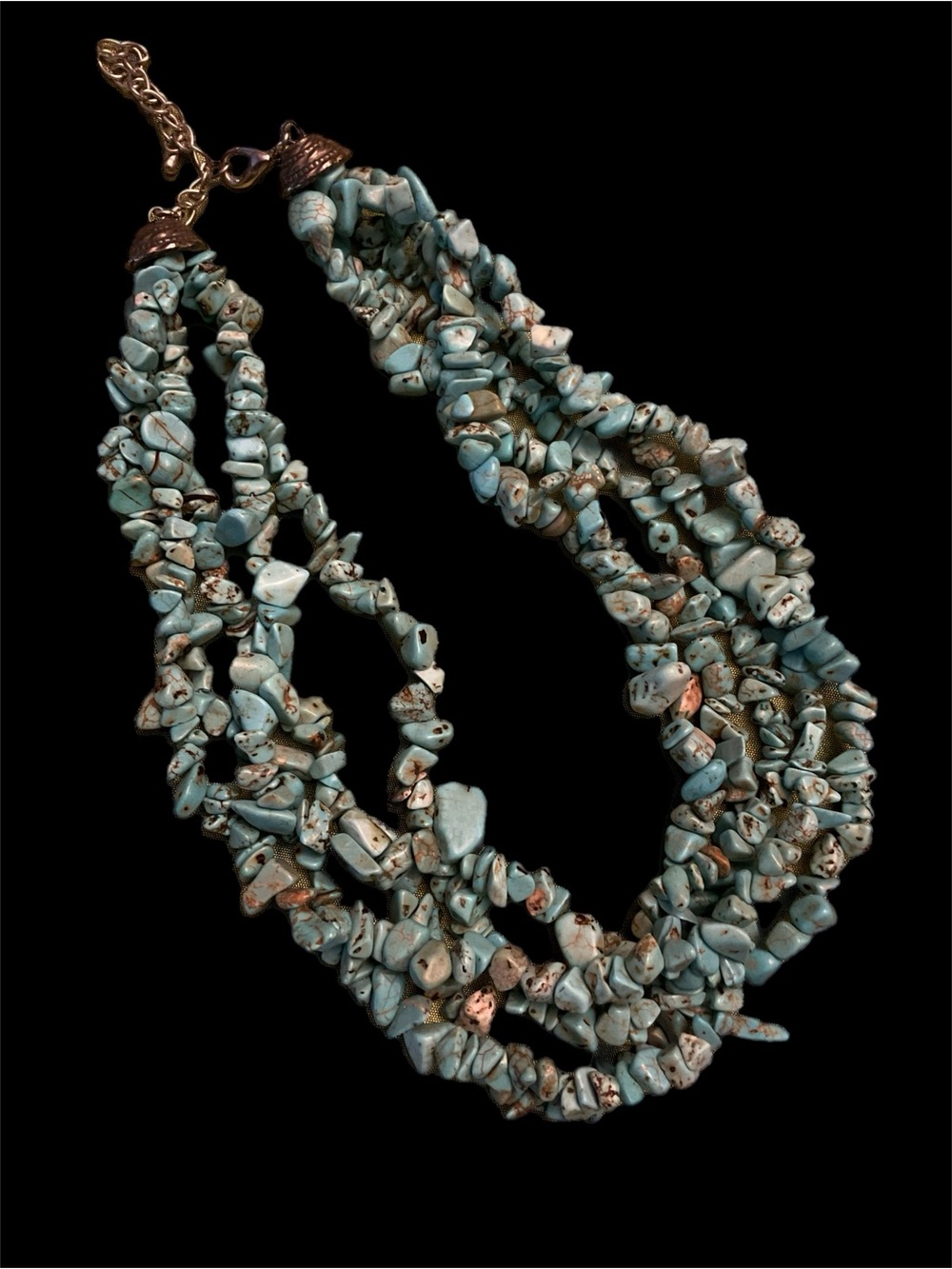 Multi-Strand Turquoise Necklace, Vintage